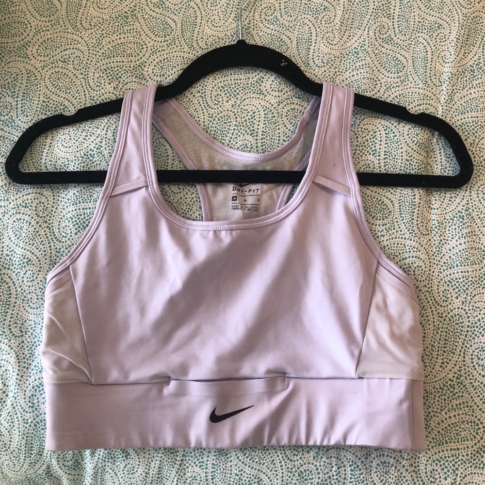 Nike Dri Fit Lavender Sports Bra